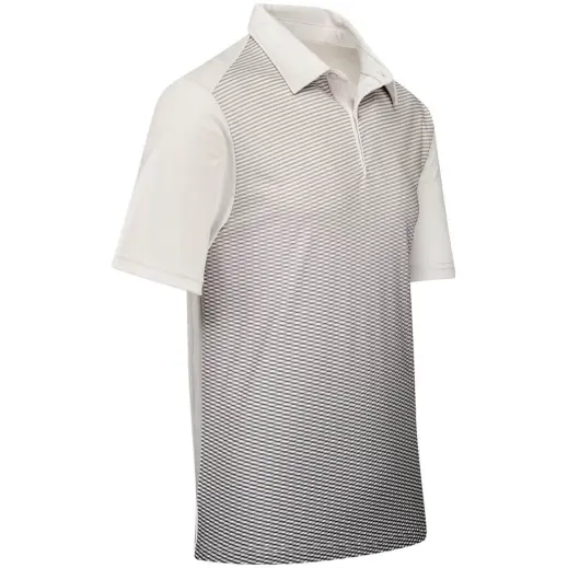 Mens Masters Golf Shirt Stone Side